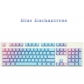 Stock Clearance 104 PBT Gradient Dip-dye Keycaps OEM Profile Laser Carving Legends for Mechanical Gaming Keyboard